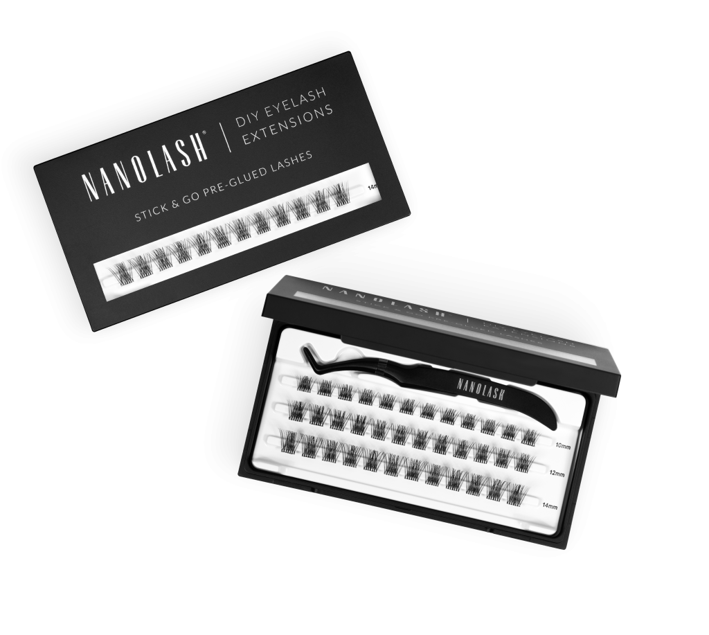 pre-glued false eyelashes nanolash